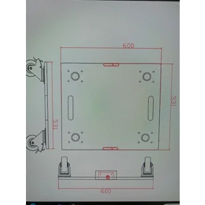 FC-Base trolley פלטת עם גלגלים למארז