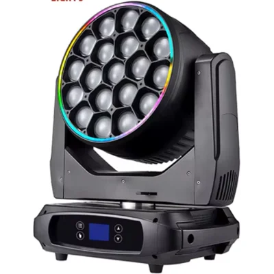 POL-19x60W Big Bee Eye K10 LED Wash Zoom Moving Head Light Bee Eye פנס שטיפה לד title=
