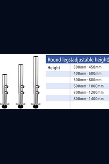 SS-רגל טלסקופית מתכווננת 40-60ס