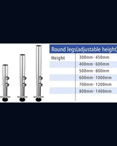 SS-רגל טלסקופית מתכווננת 40-60ס"מ