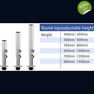 SS-רגל טלסקופית מתכווננת 60-100 ס