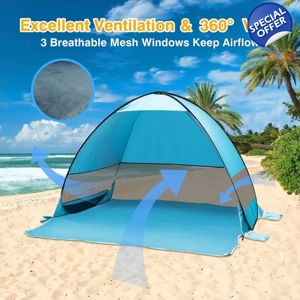 Tent that puts itself up! Tent that puts itself up!