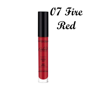 Deborah Milano Fluid Velvet Mat Liquid Lipstick - 07 Fire Red