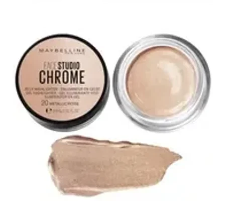 Maybelline Studio Chrome Jelly Highlighter - Metallic Rose