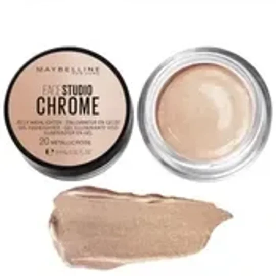 Maybelline Studio Chrome Jelly Highlighter - Metallic Rose