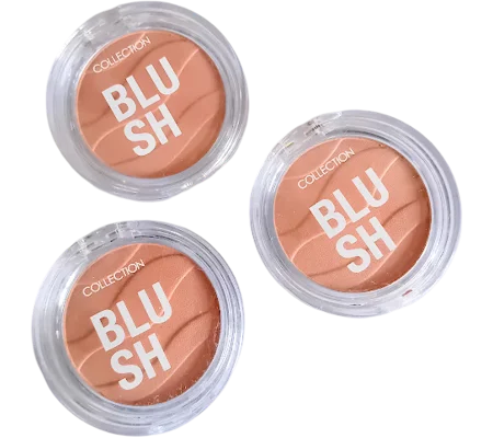3 x Collection Blush Blusher - Peach
