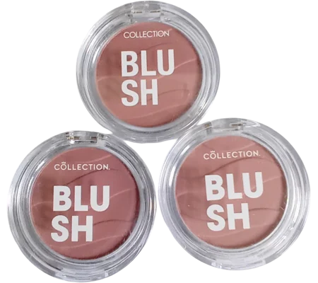 3 x Collection Blush Blusher - Rose