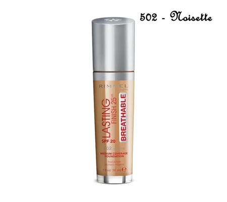 Rimmel Lasting Finish 25hr Breathable Foundation - 502 Noisette