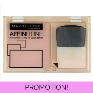 Maybelline Affinitone Expert Wear Blusher - 77 Rose Blush