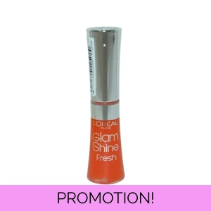 L'Oreal Glam Shine Lip Gloss Fresh 187 - Aqua Mandarin