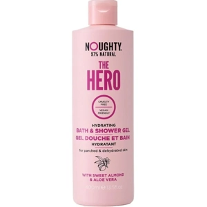 Noughty The Hero Hydrating Bath & Shower Gel - Sweet Almond & Aloe Vera 400ml