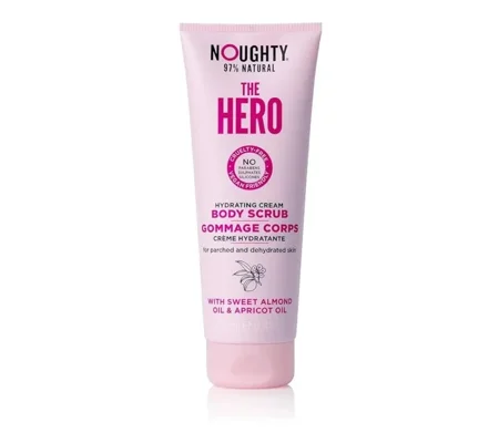 Noughty The Hero Body Scrub with Sweet Almond & Apricot Oils - 250ml