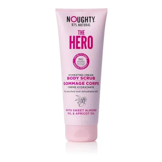 Noughty The Hero Body Scrub with Sweet Almond & Apricot Oils - 250ml