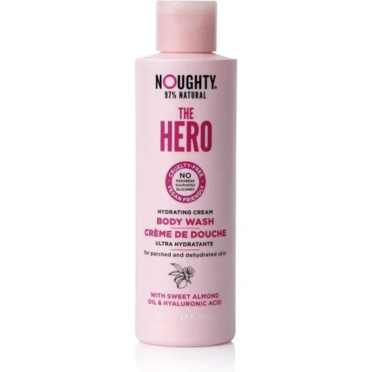 Noughty The Hero Hydrating Cream Body Wash with Hyaluronic Acid - 200ml