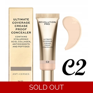 Revolution Ultimate Coverage Crease Proof Concealer - C2