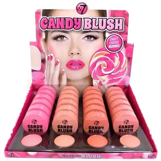 W7 Candy Blush Blusher Mirror Compact - Various Shades