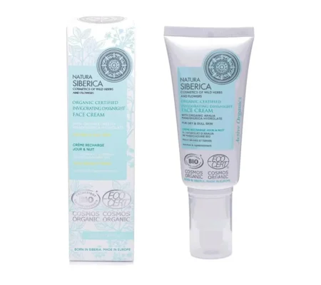 Natura Siberica Organic Certified Invigorating Day & Night Face Cream - 50ml