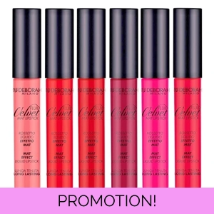 Deborah Milano Fluid Velvet Mat Liquid Lipstick - Various Shades