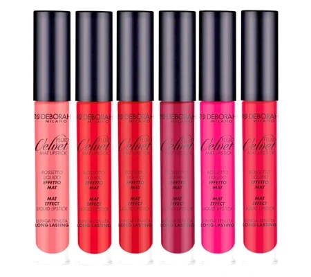 Deborah Milano Fluid Velvet Mat Liquid Lipstick - Various Shades