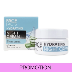 Face Facts Hydrating Night Cream with Aloe Vera - 50ml
