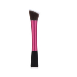 Slanted Slant Top Powder Blending Brush with Pink Handle