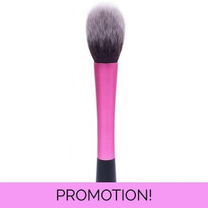 Large Powder Blending Brush with Pink Handle