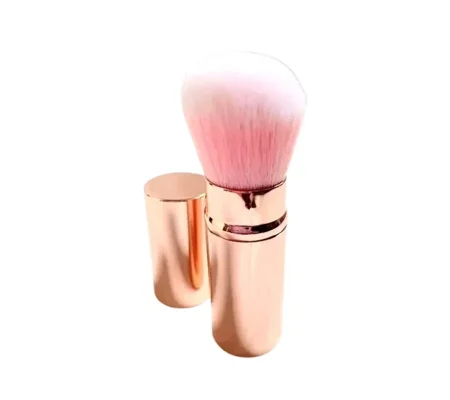 Gold Retractable Kabuki Brush 8.5cm - Travel/Handbag Sized Brush