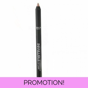 L'OREAL Infallible Longwear Lip Liner Pencil -101 Gone with the Nude