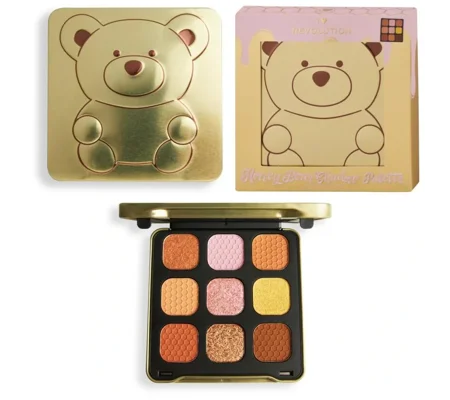 Revolution Boxed Honey Bear Eyeshadow Palette - 9 Caramel & Honey Shades