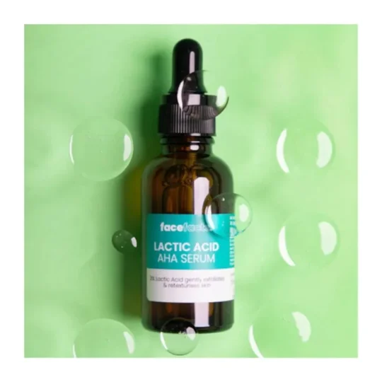 Face Facts Glow & Resurface Lactic Acid AHA Exfoliating Serum - 30ml