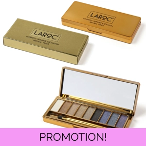 Laroc Luminous Shimmer Eyeshadow Palette - Natural Tones
