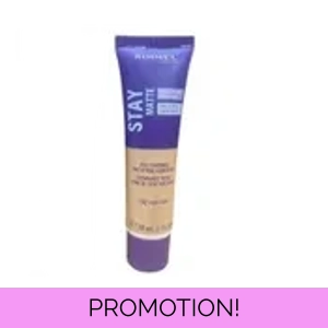 Rimmel Stay Matte Full Coverage Mattifying Foundation - 102 Light Buff