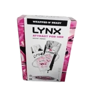 Lynx Body Care Duo Body Wash & Body Spray Gift Set -Attract for Her