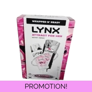 Lynx Body Care Duo Body Wash & Body Spray Gift Set -Attract for Her