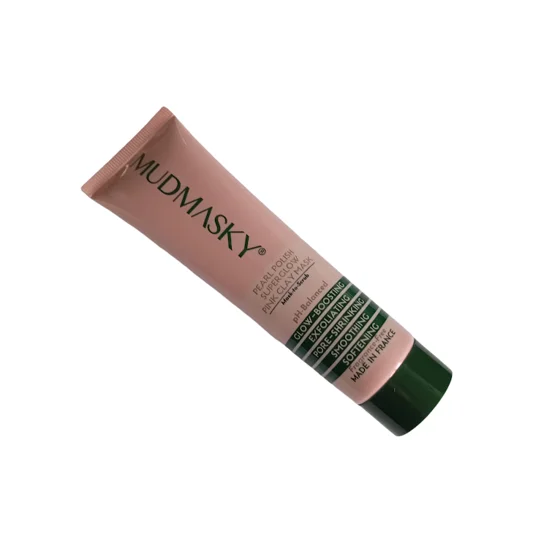 Mudmasky Pearl Polish Super Glow Pink Clay Mask Exfoliating Scrub 60ml