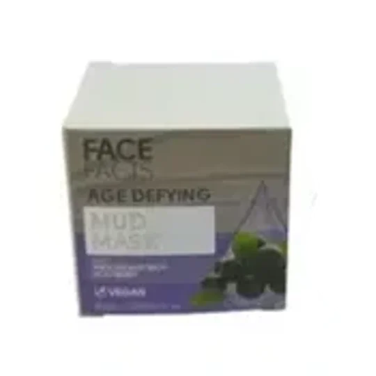 3 x Face Facts Skin Care Vegan - Anti-Aging Mud Mask Treatment