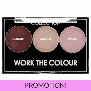 Collection Work the Colour Trio Eyeshadow - Naughty in Nude