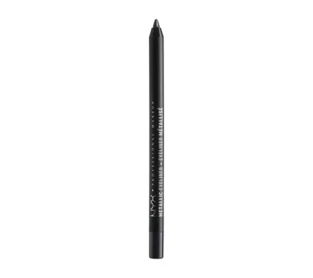 NYX Waterproof Metallic Eyeliner Pencil - Black Metal 06