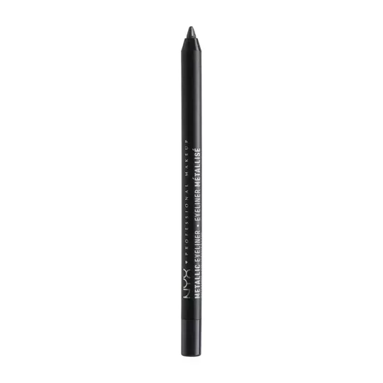 NYX Waterproof Metallic Eyeliner Pencil - Black Metal 06