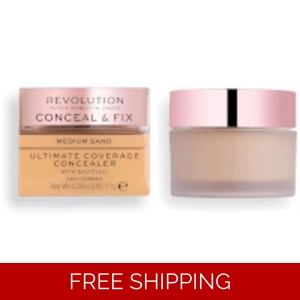 Revolution Conceal & Fix Ultimate Coverage Concealer - Medium Sand