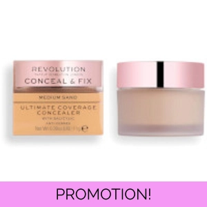 Revolution Conceal & Fix Ultimate Coverage Concealer - Medium Sand