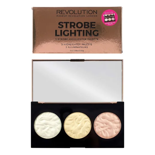 Revolution Makeup Strobe Lighting 3 Strobe Highlighter Palette