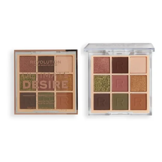 Revolution Ultimate Desire Eyeshadow Palette - Stripped Khaki
