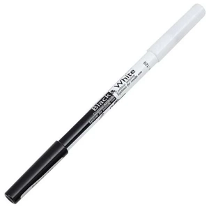 Saffron Black & White Duo Eyeliner Pencil