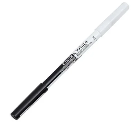 Saffron Black & White Duo Eyeliner Pencil