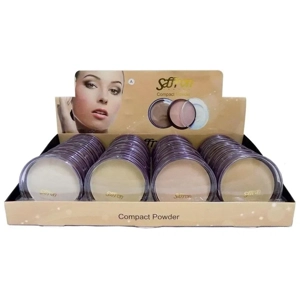 Saffron Compact Pressed Face Powder - Various Shades