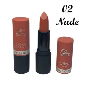 Saffron Pro Matte Lipstick - 02 Nude
