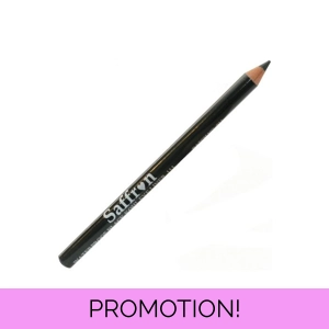Saffron Waterproof Kohl Eyeliner Pencil ~ Shade 111 Black