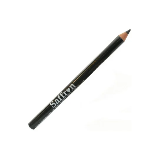 Saffron Waterproof Kohl Eyeliner Pencil ~ Shade 111 Black