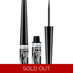 Rimmel ScandalEyes Waterproof Liquid Eyeliner - Black